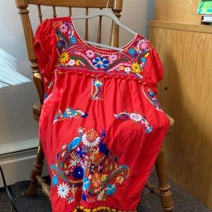 Hand Embroidered Tunic from Mexico